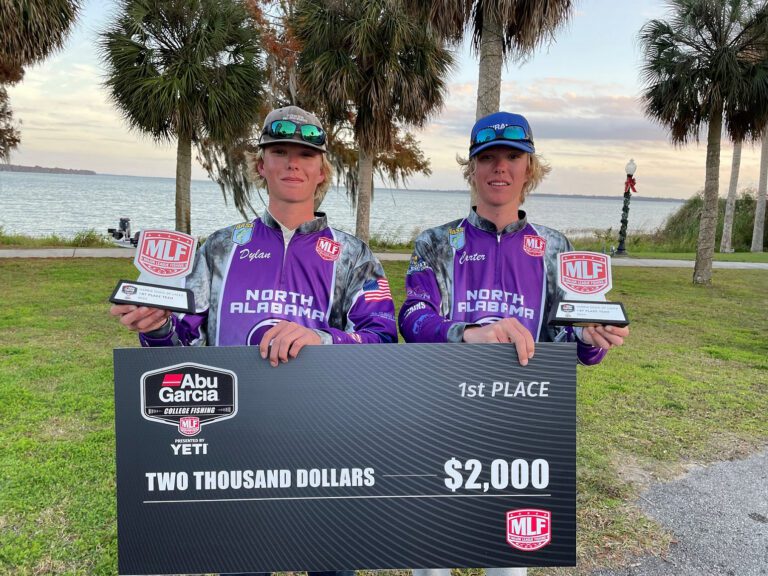 University of North Alabama Wins MLF Abu Garcia College Fishing Tournament on Harris Chain of Lakes