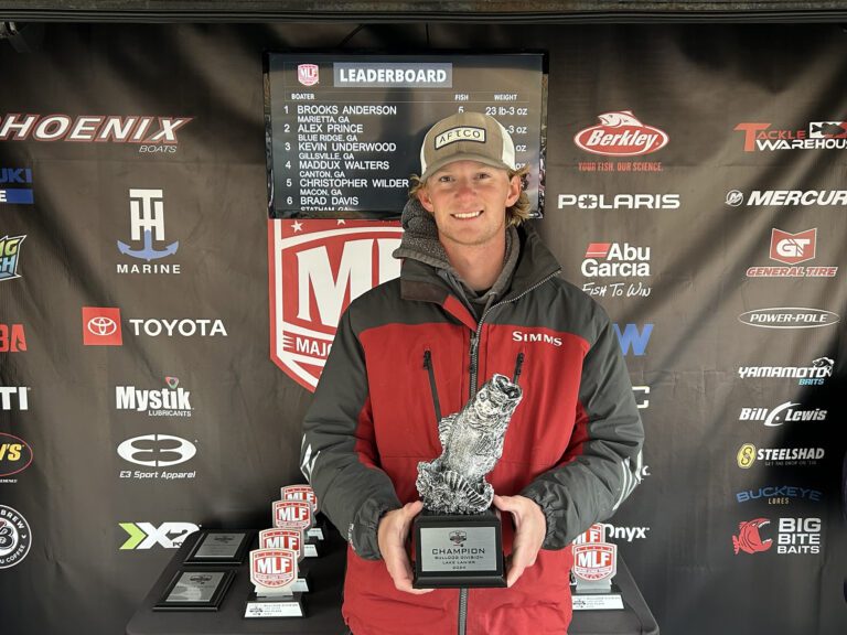 Marietta’s Anderson Starts Season with Win at Phoenix Bass Fishing League Event at Lake Lanier