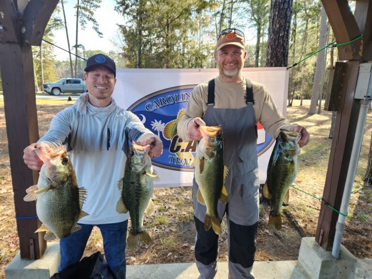 Peyton Frick & Brett Thompson Win CATT Lake Murray, SC Open Mar 2, 2024 with 21.21 Lbs