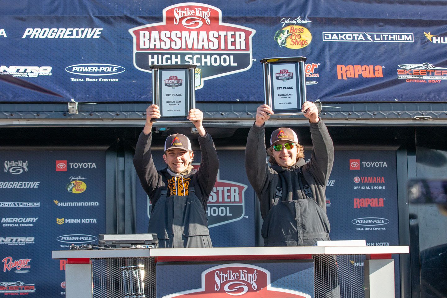 Sumrell and Harp notch decisive win at Bassmaster High School Series event  on Douglas Lake