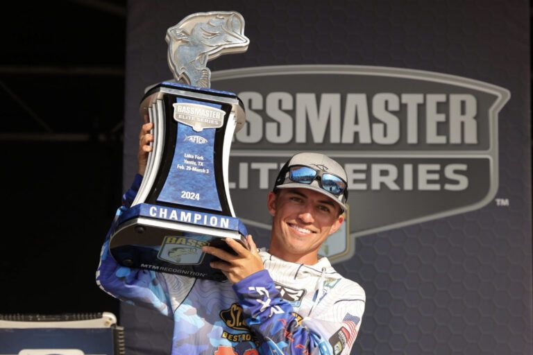 McKinney wins Bassmaster Elite Series event at Lake Fork with fourth-highest weight ever caught