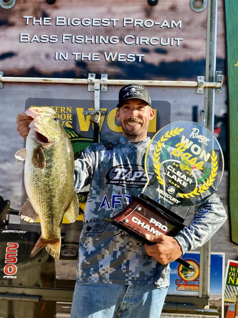 Austin Bonjour Wins 2024 WON Bass Clear Lake Open Joe Mariani finishes second, Anthony Madrigal wins AAA Division Crown.