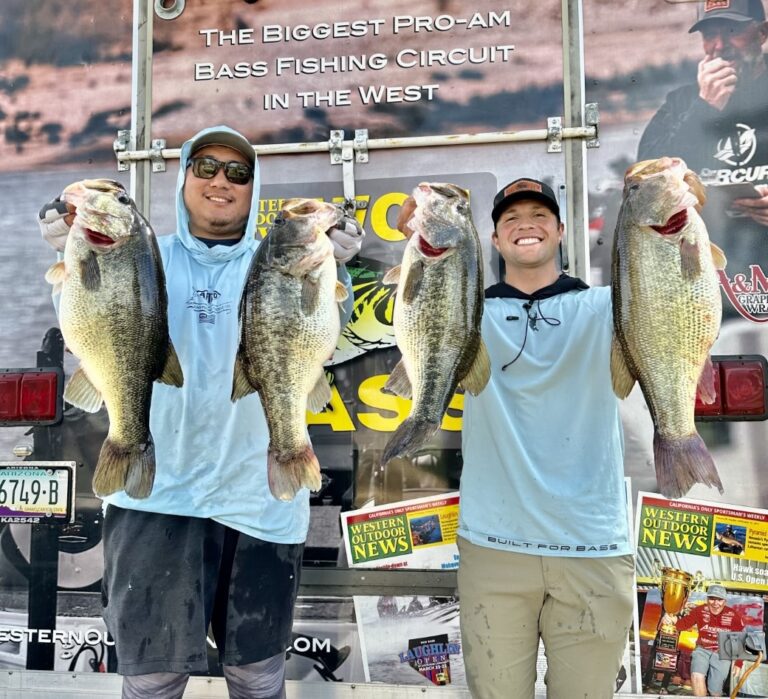 Nick Klein Leads Day One of 2024 WON Bass Clear Lake Open, Joe Mariani in Second Top Six places Eclipse 30 pounds, 55 limits over 20 pounds on California’s Famed Bass Factory.