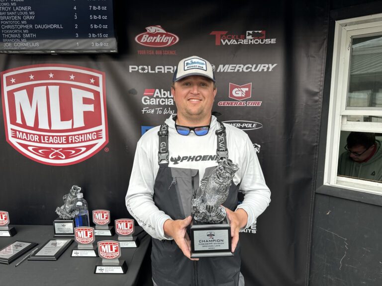 Oxford’s Hodge Overcomes High-Water Conditions to Win Phoenix Bass Fishing League Event at Grenada Lake