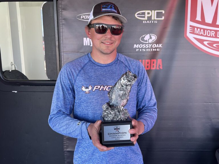 Muncie’s Gregory Norris Earns First Career Victory at Phoenix Bass Fishing League Event at Lake Patoka