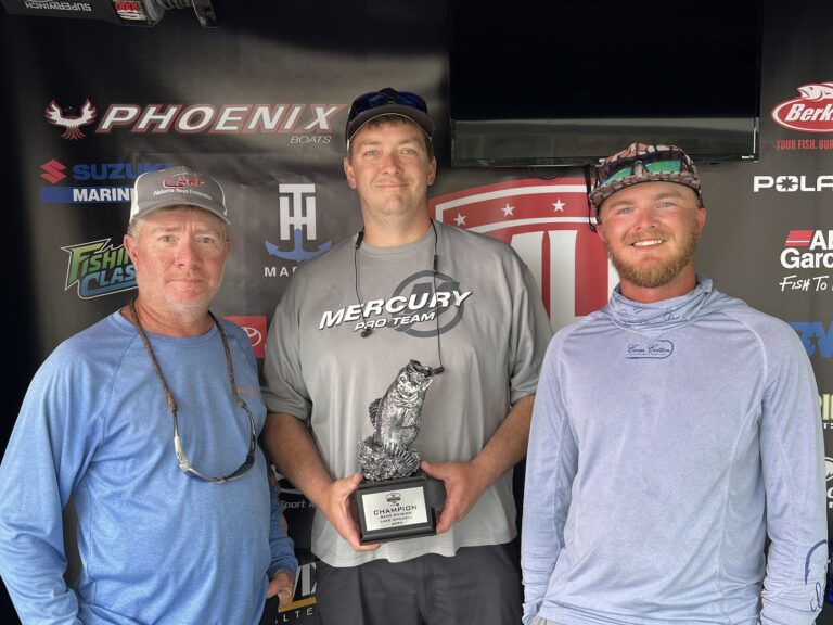 Robinson and Davenport Tie for the Win at Phoenix Bass Fishing League Event at Lake Mitchell