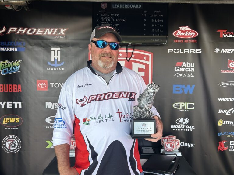 Section’s Atkins Posts Second Career Win at Phoenix Bass Fishing League Event at Lake Guntersville