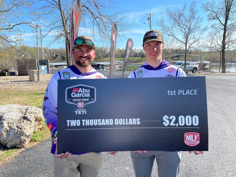 University of Montevallo Wins MLF Abu Garcia College Fishing Tournament on Table Rock Lake