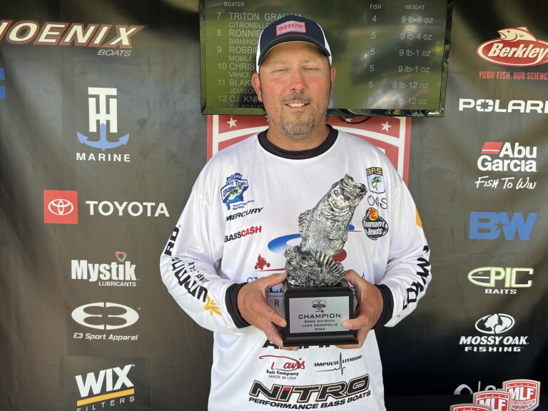 Eclectic’s Robinson Wins His Second Phoenix Bass Fishing League Title at Lake Demopolis