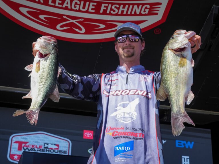Tennessee’s Jake Lawrence Catches 22-6 to Take Lead on Day 2 at Tackle Warehouse Invitational Stop 4 at Lake Eufaula