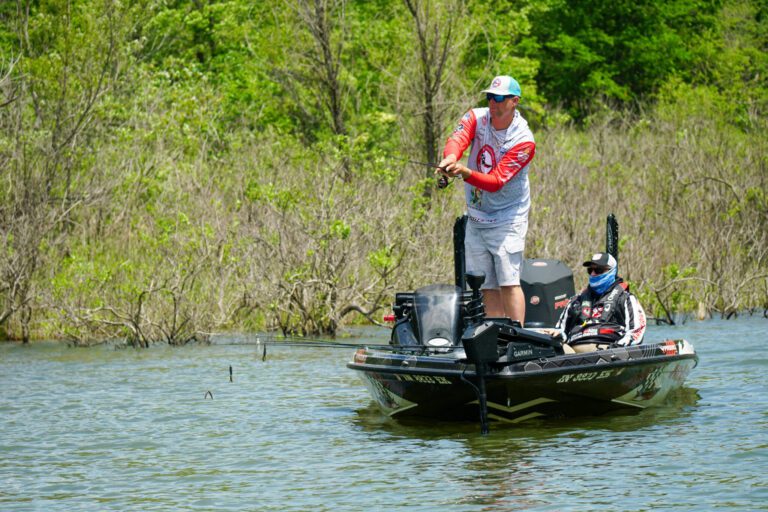 Rookie Jason Vance Grabs Early Lead at Major League Fishing Bass Pro Tour MillerTech Stage Four at Lake Eufaula