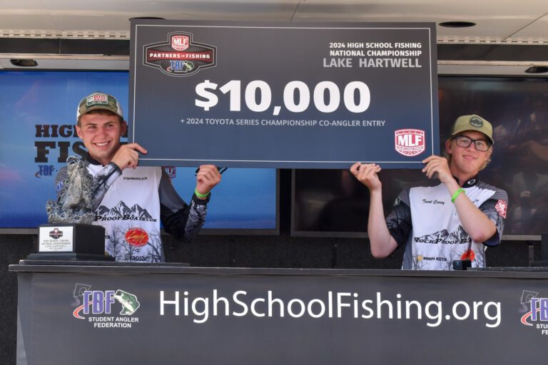 Pennsylvania’s Carey and Kauffman Conquer Lake Hartwell to Win 2024 High School Fishing National Championship