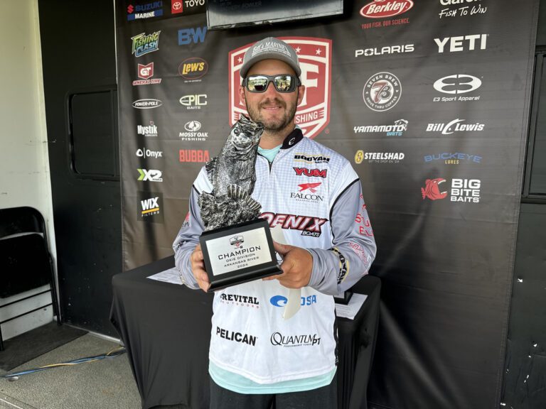 Muskogee’s Capps Secures the Win at Phoenix Bass Fishing League Event at Arkansas River