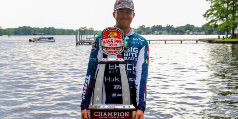 Rookie Drew Gill Conquers Chowan River to Claim First Bass Pro Tour Win at U.S. Air Force Stage Five