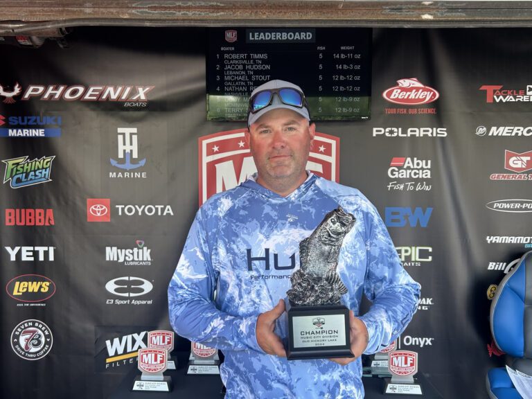 Clarksville’s Timms Gets Career Win No. 2 at Phoenix Bass Fishing League Event at Old Hickory Lake