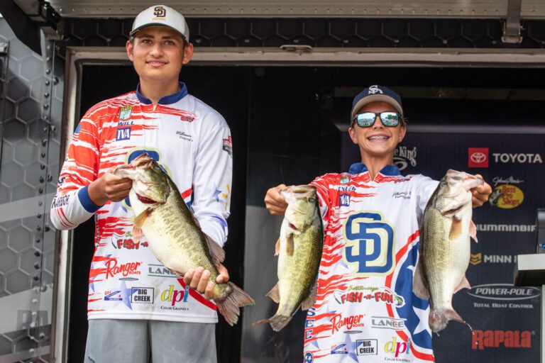 Soddy Daisy duo claims Day 1 lead at Bassmaster Junior National Championship