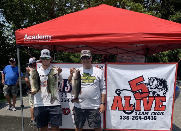 Jeff & Zach Wolfe Win 5 Alive/Caswell Glass Mayo Trail Tournament #2