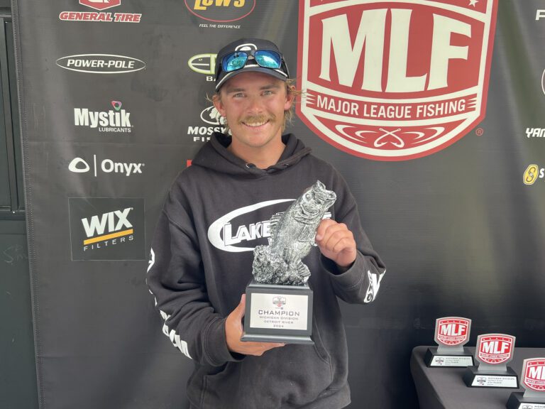 Livonia’s Drake Van Dike Wins Phoenix Bass Fishing League Event at Detroit River