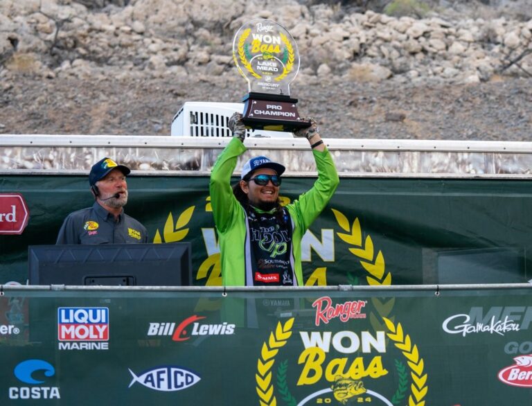 Julius Mazy Wins WON Bass Lake Mead Open with 45.24 poundsBill Brown finishes in Second place, James Scott claims AAA Division Crown.