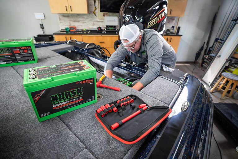 Tricked-Out Bass Boat on Three Batteries