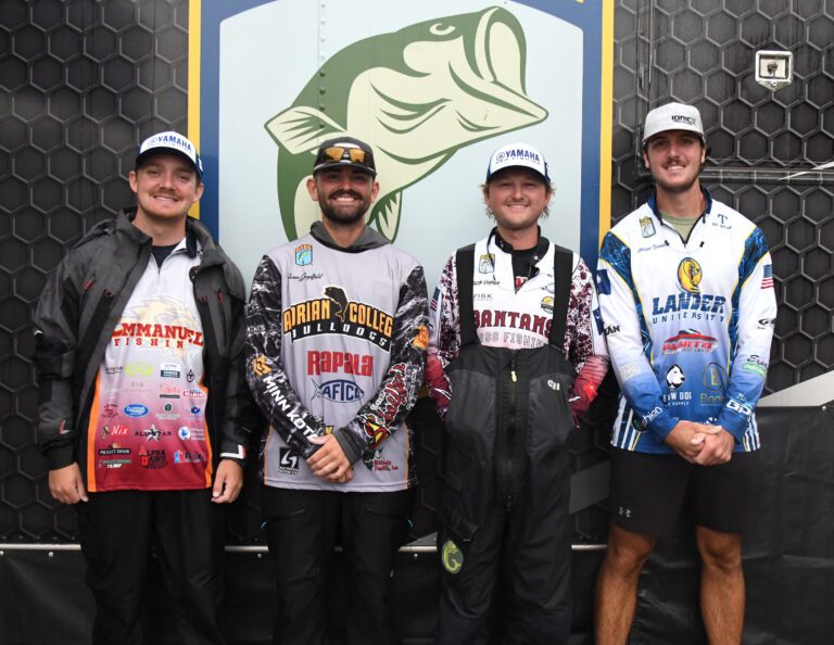 Akins overcomes early miscue to lead the way on Day 2 at Bassmaster College Classic Bracket on Tims Ford Lake