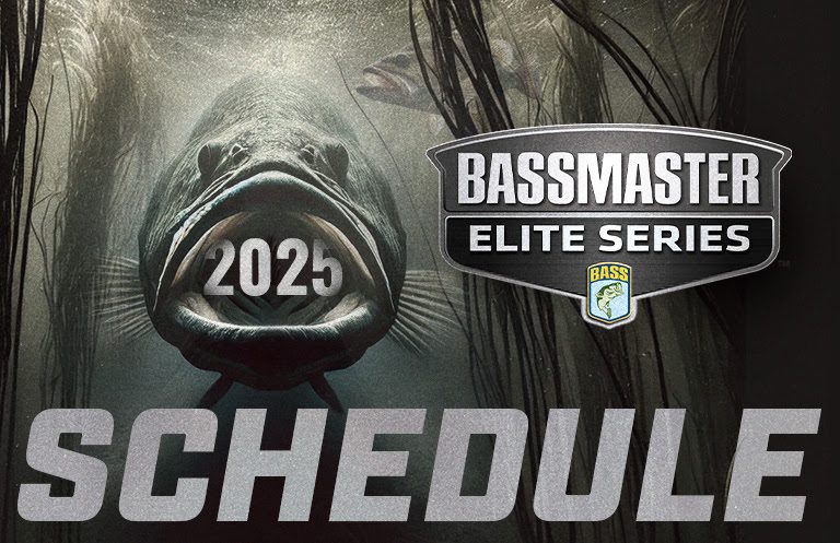 B.A.S.S. announces diverse 2025 Bassmaster Elite Series schedule with nine events in seven states