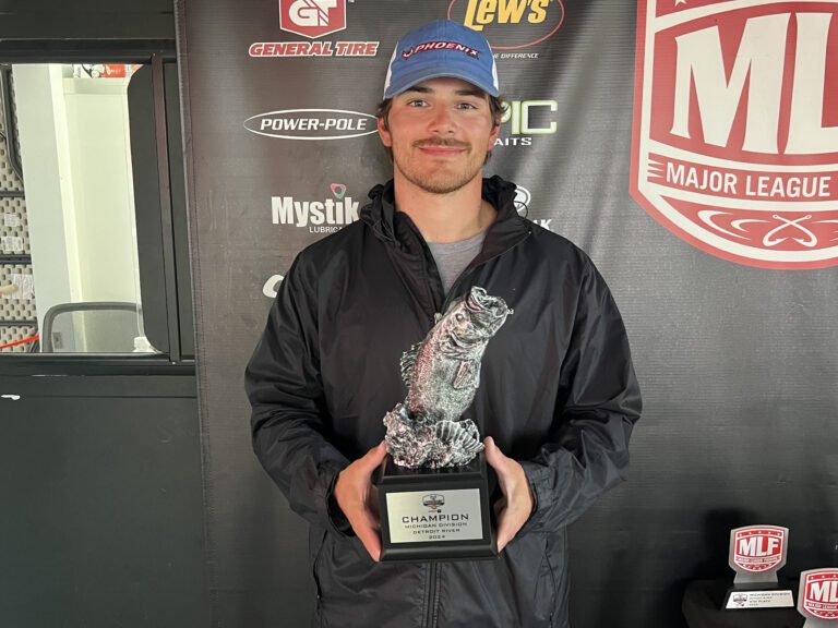 Harrison Township’s Mandel Wins Phoenix Bass Fishing League Super Tournament at Detroit River, Locks Down AOY