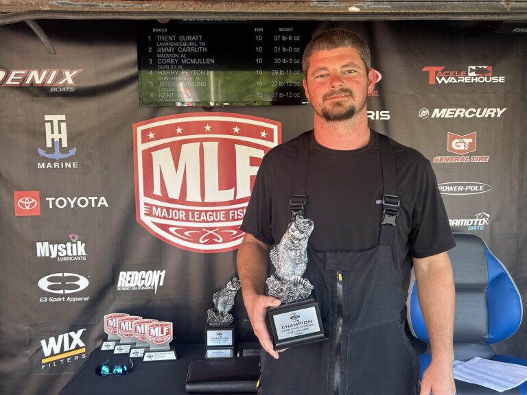 Tennessee’s Suratt Posts Fifth Career Win at Phoenix Bass Fishing League Super Tournament at Wheeler Lake