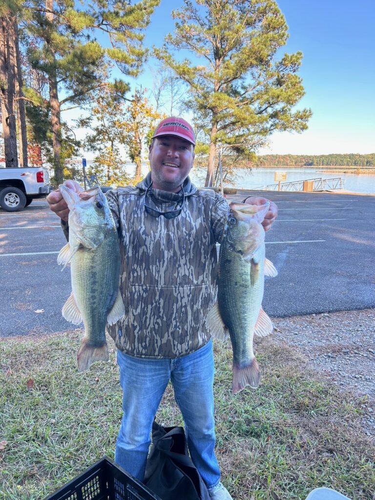 Tyler Trent wins the CATT BassKings on Kerr Lake with 5 bass weighing 15.75 lbs