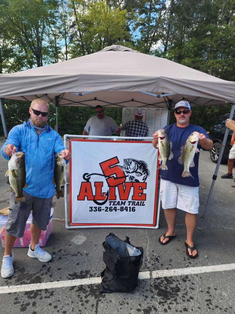 Wyatt & Tuttle Win 5 Alive Team Trail NO FFS Tournament at Mayo Lake