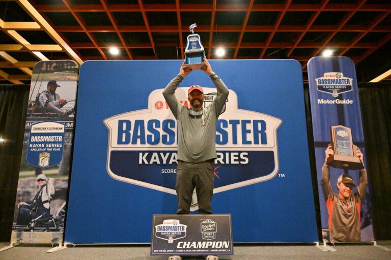 Jensen uses drawdown to his advantage to win Bassmaster Kayak Series at Lake Bistineau
