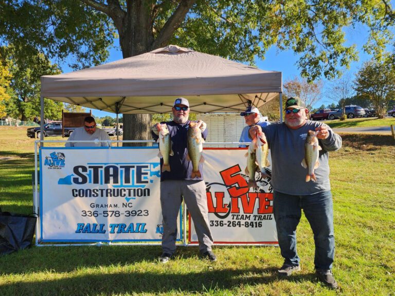 Brann & Cox Win 5 Alive/STATE CONSTRUCTION Fall Trail Tournament #3 on Hyco Lake