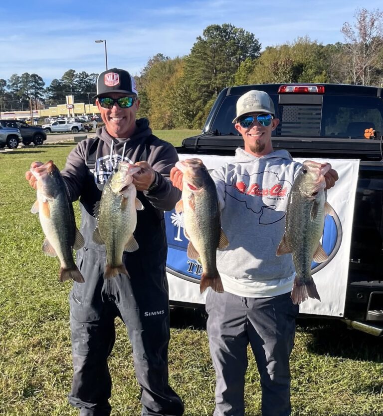 Britt Myers & Britt Myers Jr win CATT Lake Wylie with 5 bass weighing 21.362 lbs!