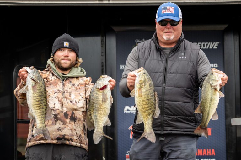 Campbell duo hold slim Day 1 lead at Bassmaster Team Championship on Kentucky Lake