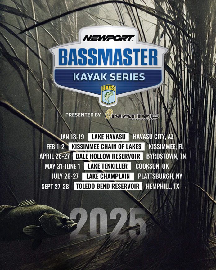 B.A.S.S. Announces 2025 Bassmaster Kayak Series Schedule | The Bass Cast