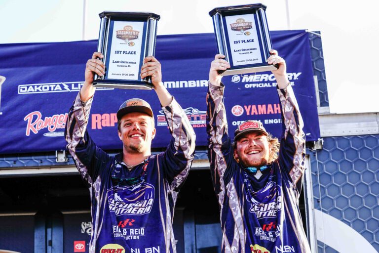 Magic area delivers win for Batchelor and Williams in Bassmaster College Series at Lake Okeechobee