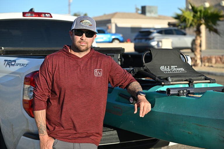 Herber uses home-water knowledge to lead first day at Bassmaster Kayak Series at Lake Havasu