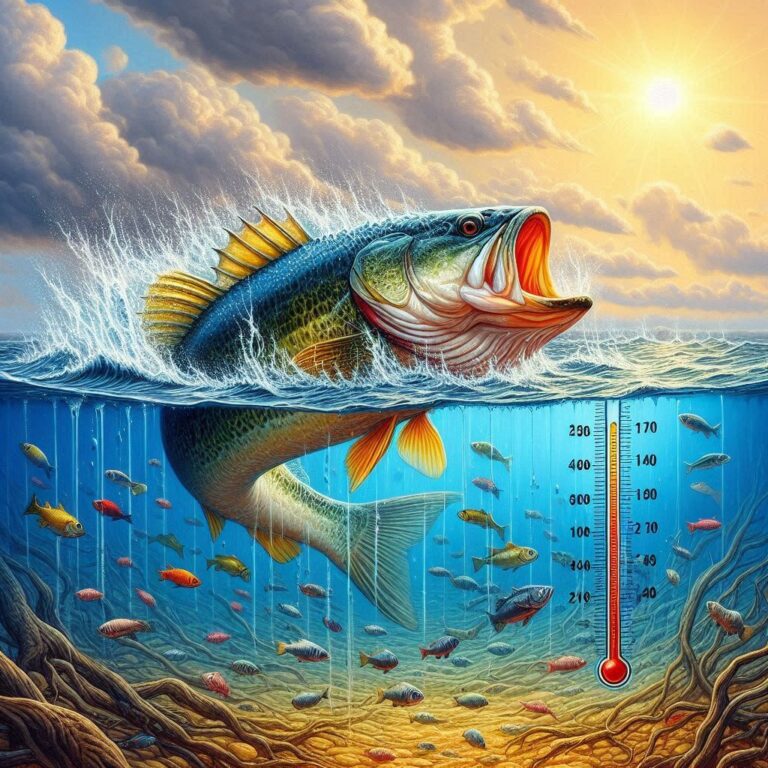 The Impact of Water Temperature Changes on Daily Bass Movement