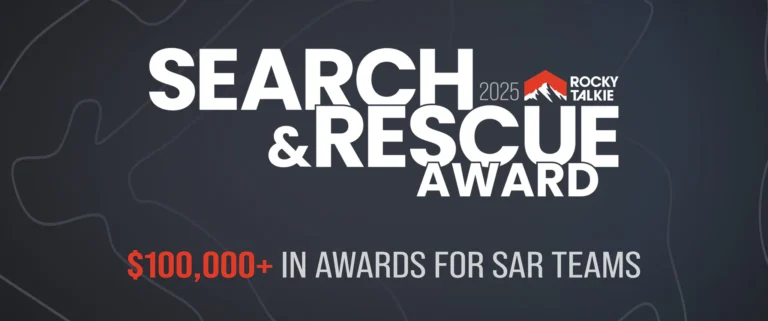 Rocky Talkie Opens Applications for 2025 Search & Rescue Awards