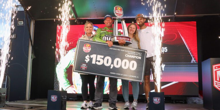 Bobby Lane Rallies to Comeback Win at MLF Bass Pro Tour Suzuki Marine Stage 2 Presented at Harris Chain of Lakes