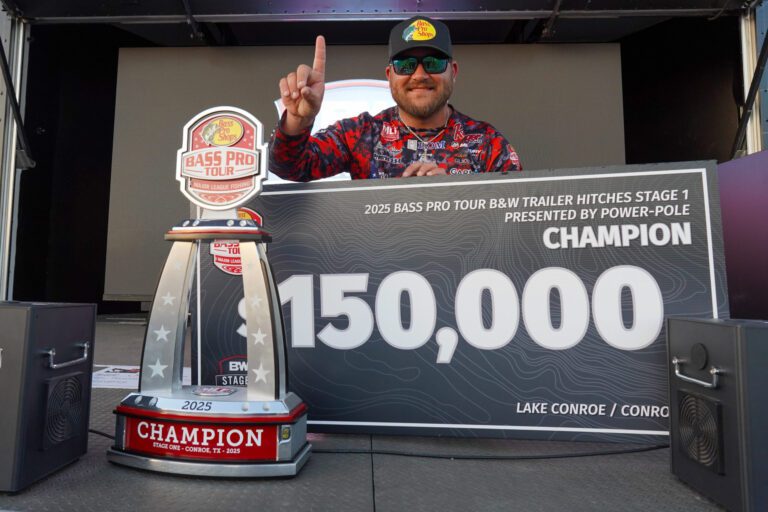 Justin Cooper Wins a Thriller in Season-Opening MLF Bass Pro Tour B&W Trailer Hitches Stage 1 at Lake Conroe