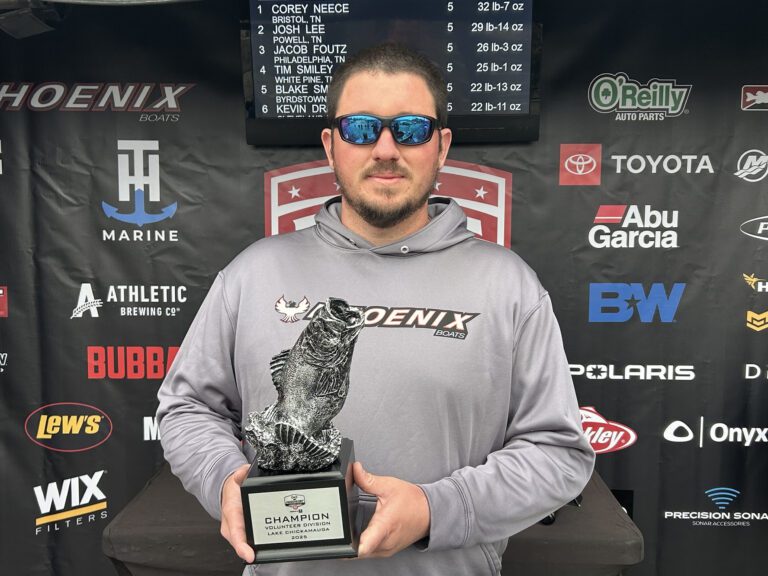 Bristol’s Neece Picks up Third Career Victory at Phoenix Bass Fishing League at Lake Chickamauga