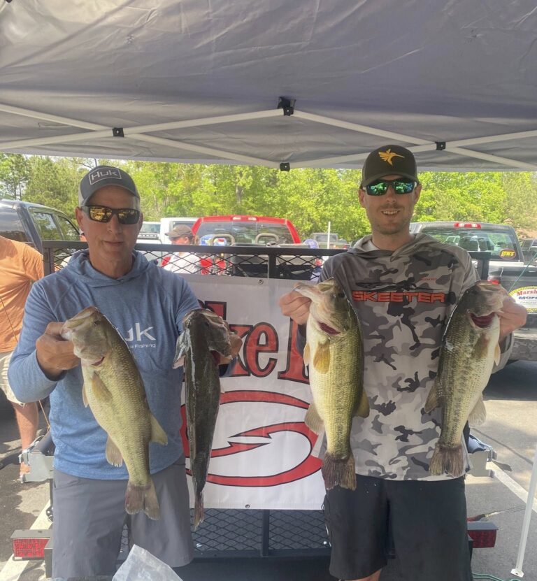 Jeff & Jacob Norris win CATT Lake Wateree Spring Final with 5 bass weighing 18.65 lbs