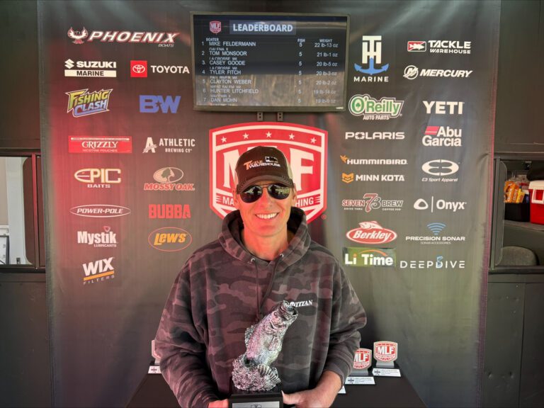 Illinois’ Feldermann Gets Impressive 13th Win at Phoenix Bass Fishing League Event at Mississippi River Presented by Lew’s