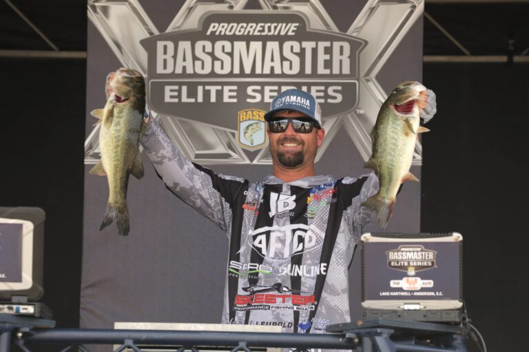 Late-day bite pushes Cook atop the leaderboard in Bassmaster Elite at Lake Hartwell