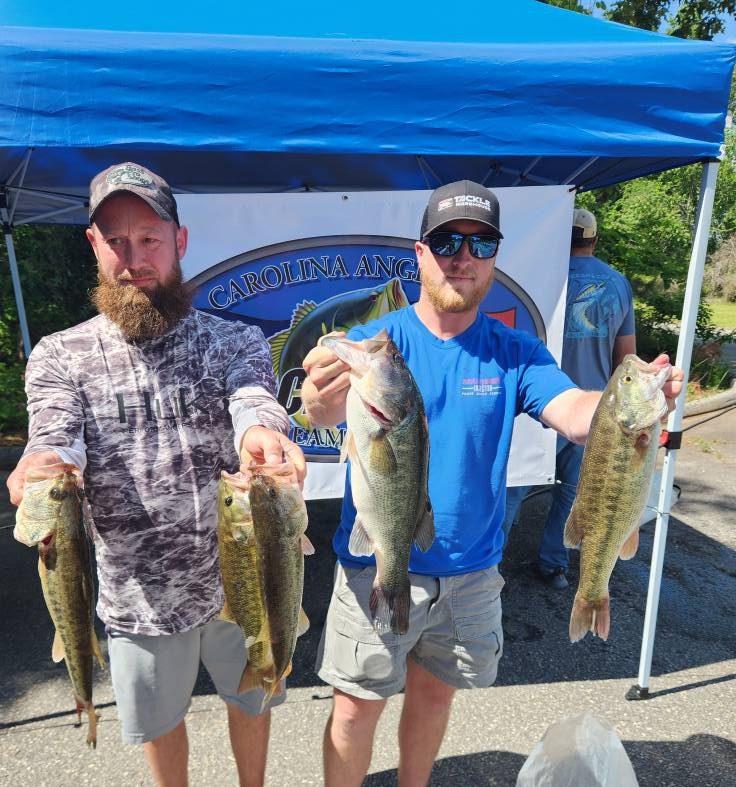 Graham Price & Joe Bell Win CATT Lake Greenwood with 5 bass weighing 12.75 lbs!