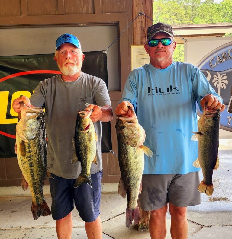 Billy Willis & Glenn Porter win CATT Santee Cooper with 5 bass weighing 25.90 lbs!
