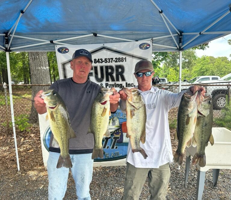 Zac & Mark Ridenhour won the CATT 2025 Yadkin Spring Final with 5 bass weighing 20.89