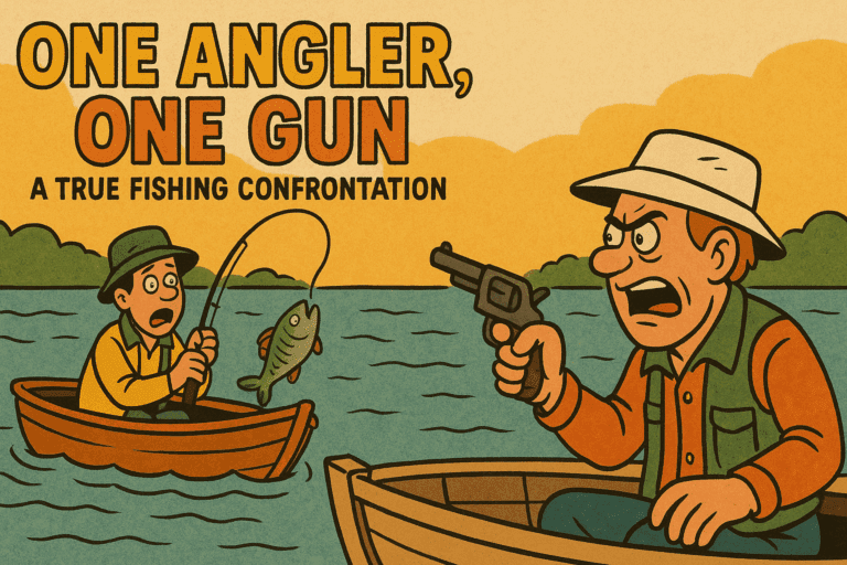 One Angler, One Gun, Zero Chill: A True Fishing Confrontation