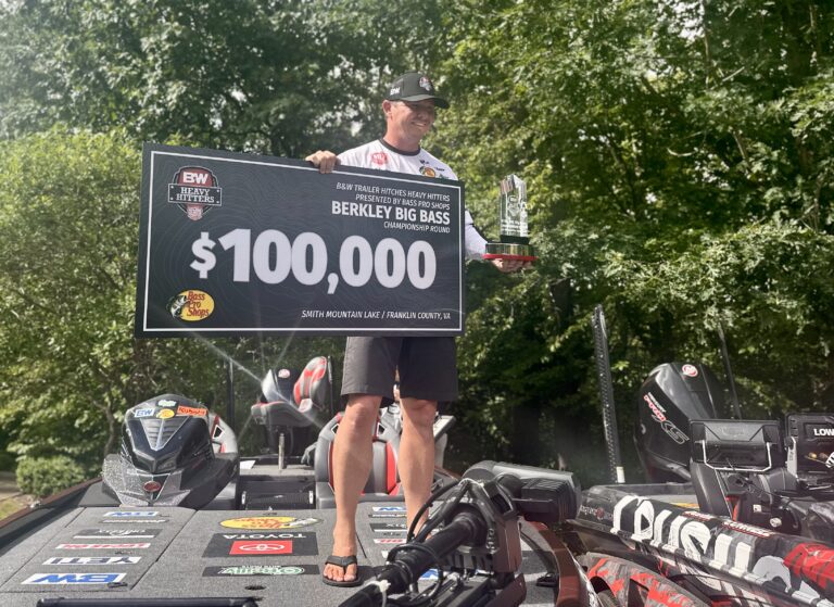 Sprague’s 6.02 LB Bass Secures $100K at 2025 Heavy Hitters on Smith Mountain Lake